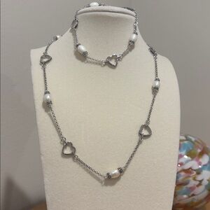 PEARL & HEART SET